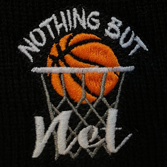 Nothing But Net Black Beanie NWOT - Picture 4 of 6